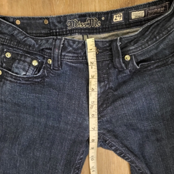 Miss Me Low-rise Skinny Size 29 Dark Wash Blue - Picture 7 of 9